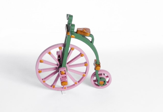 Елочная игрушка - Ретро велосипед 6011 Classic