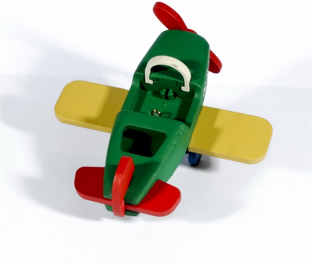 Маленькая елочная игрушка: Самолет Моноплан 6029