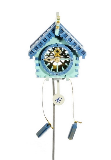 Новогоднее украшение для елки - Часы с маятником 56GG64-25804 Blue Roof