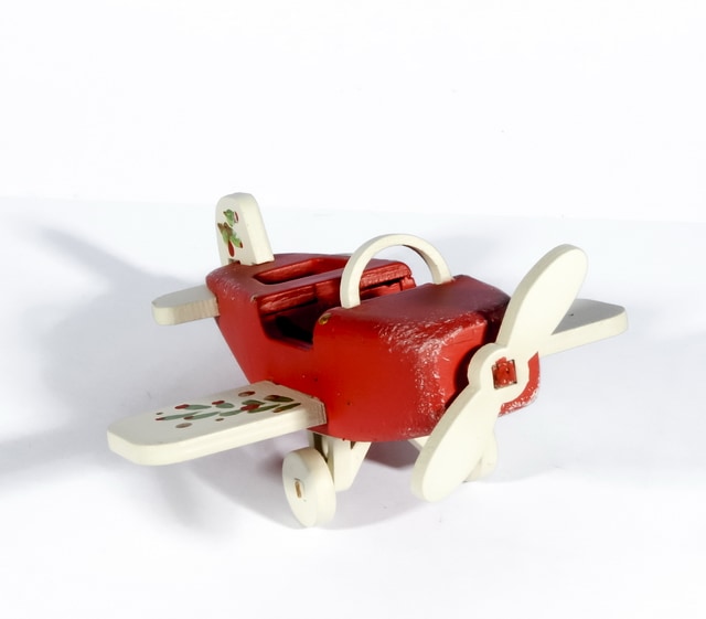 Маленькая елочная игрушка: Самолет Моноплан 3020