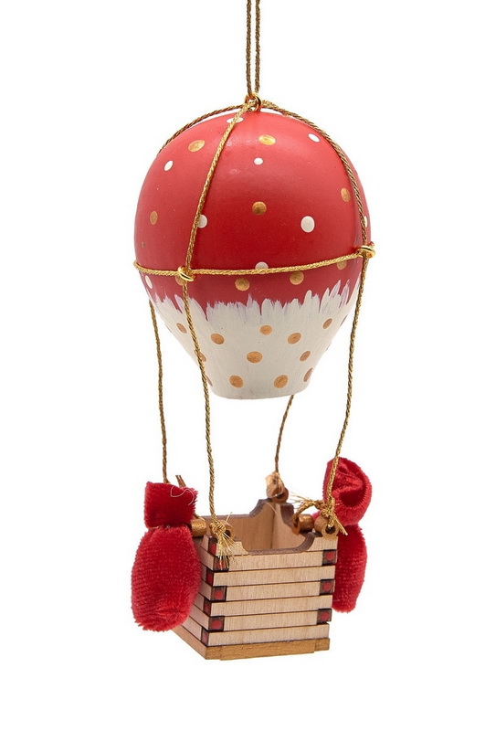 Елочные игрушки ручной работы: Воздушный елочный шарик 3020